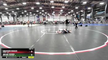 96 lbs Rd# 9- 2:15pm Saturday Final Pool - Grayson Eggum, POWA vs Bryar Hooks, Oklahoma Outlaws