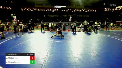 80 lbs Consi Of 8 #2 - John Matter, Yale Street vs Jack Smagalla, Iron Horse