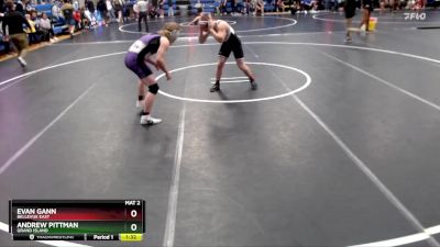 165 lbs Round 1 - Andrew Pittman, Grand Island vs Evan Gann, Bellevue East