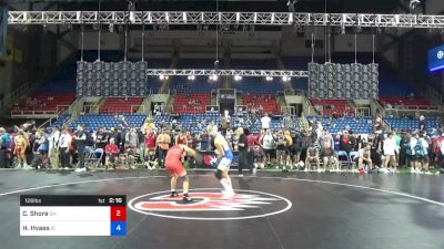 126 lbs Cons 8 #2 - Cooper Shore, Ohio vs Hoyt Hvass, Idaho