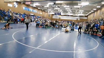 60 lbs Quarterfinal - Treycen O`Dell, Sanderson Wrestling Academy vs Houston Harris, Champions Wrestling Club