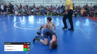 100 lbs Pools - Lillian Vroman, BAM Training Center vs Bryson Sweeney, Team Gotcha