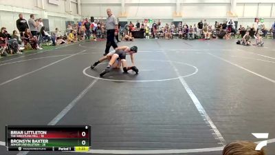 84 lbs Round 1 (8 Team) - Briar Littleton, The Wrestling Mill vs Bronsyn Baxter, Armory/Revolution