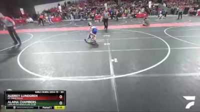 60 lbs Quarterfinal - Alaina Chambers, Lancaster Wrestling Club vs Audrey Lundgren, St. Croix Falls