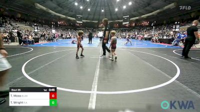 52 lbs Round Of 32 - Tucker Moss, Blanchard Wrestling Club vs Talon Wright, R.a.w.