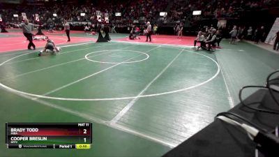 96 lbs Quarterfinal - Cooper Breslin, GFF2 vs Brady Todd, MIRA