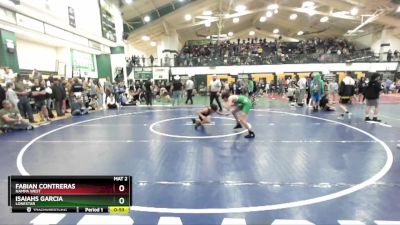 95 lbs Cons. Round 5 - Fabian Contreras, Nampa West vs Isaiahs Garcia, Lonestar