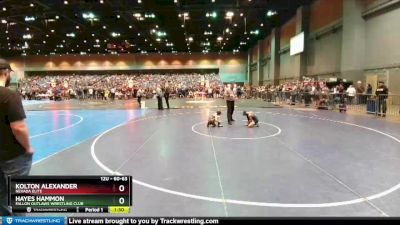 60-63 lbs Round 5 - Hayes Hammon, Fallon Outlaws Wrestling Club vs Kolton Alexander, Nevada Elite