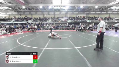 113 lbs Semifinal - James Blood, Sanford vs Peter Rincan, Bedford