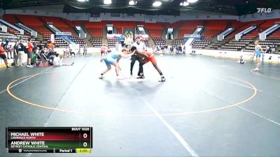 185 lbs 3rd Place Match - Andrew White, Detroit Catholic Central vs Michael White, Lawrence North