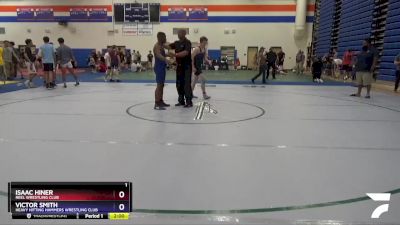 160 lbs Cons. Semi - Isaac Hiner, Reel Wrestling Club vs Victor Smith, Heavy Hitting Hammers Wrestling Club