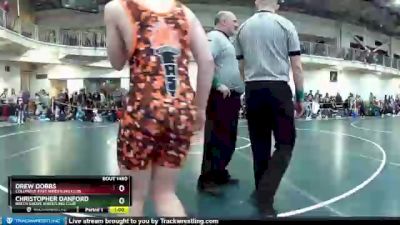 108 lbs Cons. Round 3 - Drew Dobbs, Columbus East Wrestling Club vs Christopher Danford, Beech Grove Wrestling Club