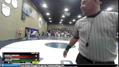 138 lbs Cons. Round 1 - Mateo Peinado, Santa Maria vs Jack Hathaway, Atascadero