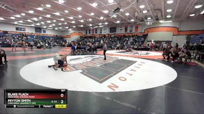 197 lbs Champ. Round 1 - Peyton Smith, Concordia University (WI) vs Blake Flach, Wisconsin-Stevens Point