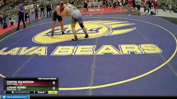 222 lbs Finals (8 Team) - Chayse Wilkerson, Eagle Point vs Logan Hobbs, Ridgeview