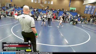 96 lbs 1st Place Match - Jordan Murray, Fremont Wrestling Club vs Steele Woodward, Wasatch