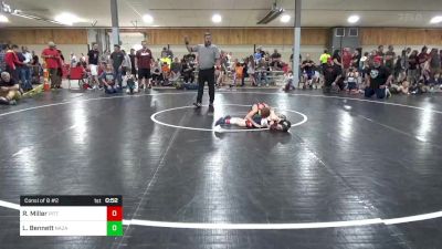 60 lbs Consi Of 8 #2 - Ryan Miller, Pittston vs Liam Bennett, Nazareth