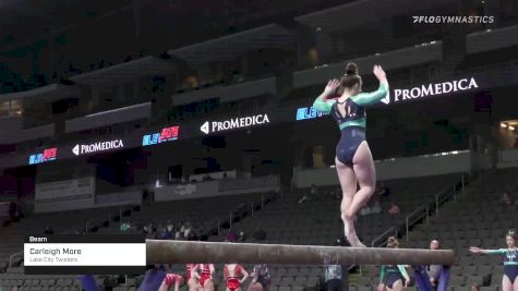 Carleigh More - Beam, Lake City Twisters - 2022 Elevate the Stage Toledo presented by Promedica