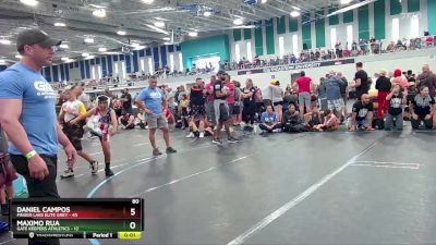 80 lbs Round 4 (10 Team) - Maximo Rua, Gate Keepers Athletics vs Daniel Campos, Finger Lake Elite Grey