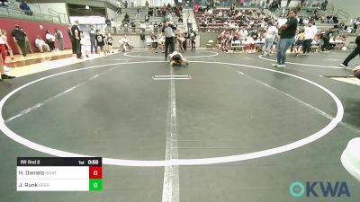 52 lbs Rr Rnd 2 - Houston Daniels, Skiatook Youth Wrestling 2022-23 vs Jett Runk, Sperry Wrestling Club