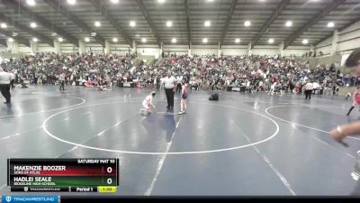 67 lbs Quarterfinal - Hadlei Seale, Ridgeline High School vs Makenzie Boozer, Sons Of Atlas