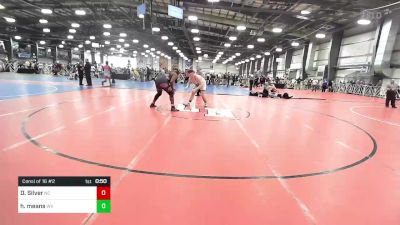 285 lbs Consi Of 16 #2 - Daniel Silver, NC vs Hunter Means, WV