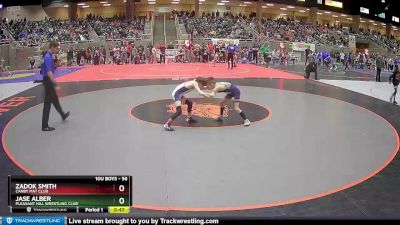 56 lbs Champ. Round 1 - Zadok Smith, Canby Mat Club vs Jase Alber, Pleasant Hill Wrestling Club