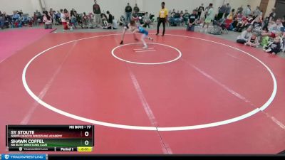 77 lbs 2nd Place Match - Sy Stoute, North DeSoto Wrestling Academy vs Shawn Coffel, NB Elite Wrestling Club