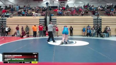 235 lbs Quarterfinal - Aubrey Bartkowiak, Attica vs Adyson Sorenson, Jennings County