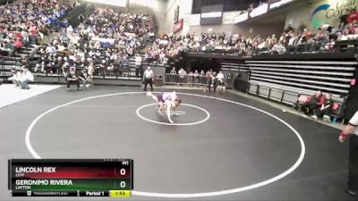 126 lbs Semifinal - Geronimo Rivera, Layton vs Lincoln Rex, Lehi