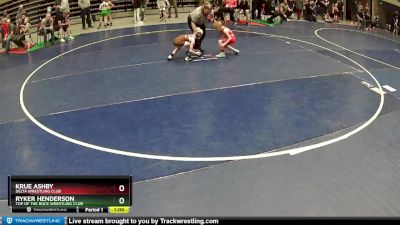 47 lbs Semifinal - Krue Ashby, Delta Wrestling Club vs Ryker Henderson, Top Of The Rock Wrestling Club