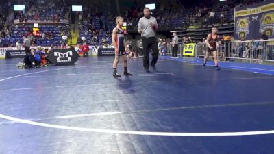 70 lbs Consy 4 - Matthew Bly, Wilkes Barre vs Griffin Doroshenko, North Pocono