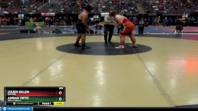 285 lbs Cons. Round 2 - Adrian Ortiz, Walla Walla vs Julien Gillen, Owyhee