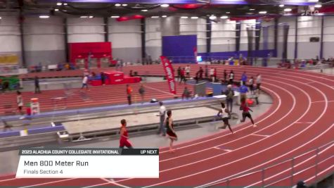 Men's 800m, Finals 4