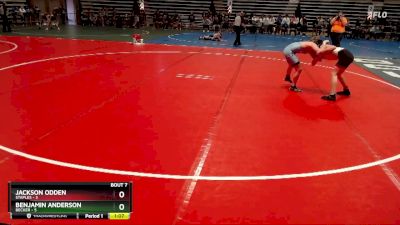 105 lbs Semis & 1st Wrestleback (8 Team) - Jackson Odden, Staples vs Benjamin Anderson, Becker