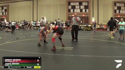 130 lbs Round 4 (6 Team) - Jazick Brown, SVRWC vs Jeremy Negron, Yale Street WC