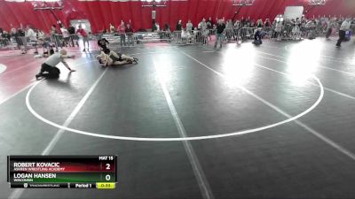 175 lbs Cons. Round 2 - Logan Hansen, Wisconsin vs Robert Kovacic, Askren Wrestling Academy