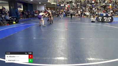 152 lbs R-32 - Benjamin Weader, Chantilly-VA vs Logan Matrisch, Penn Trafford