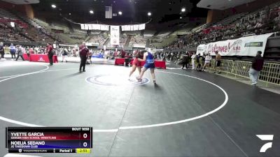 225 lbs Round 1 - Yvette Garcia, Sanger High School Wrestling vs Noelia Sedano, JG Takedown Club