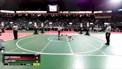 78 lbs Semifinal - Tony Biondillo, BKV1 vs Rylen Wax, CPWA