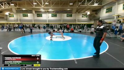 95 lbs Semifinal - Kayden Egeberg, MATPAC Wrestling - ND vs Terriq Mayrose, Legends Of Gold