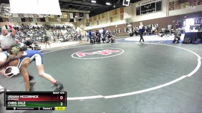 132 lbs Cons. Round 2 - Jisaiah McCormick, Silverado vs Chris Dale, La Costa Canyon