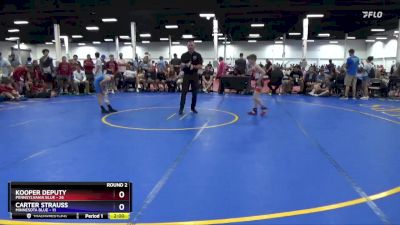 77 lbs Round 2 (8 Team) - Kooper Deputy, Pennsylvania Blue vs Carter Strauss, Minnesota Blue