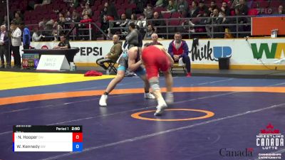 74kg Semifinal - Nicholas Hooper, Dinos WC vs William Kennedy, Brock WC