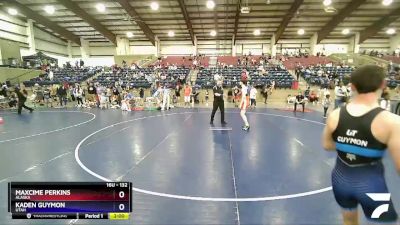 132 lbs Quarterfinal - Maxcime Perkins, Alaska vs Kaden Guymon, Utah