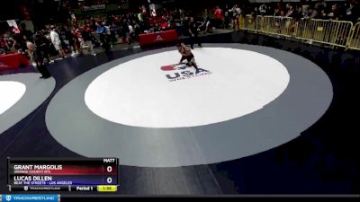 74 lbs Quarterfinal - Grant Margolis, Orange County RTC vs Lucas Dillen, Beat The Streets - Los Angeles