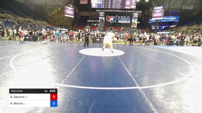 220 lbs Rnd Of 64 - Andre Saravia, California vs Kaiden Morris, Illinois