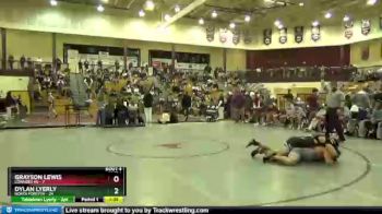 195 lbs Quarterfinals (8 Team) - Grayson Lewis, Lowndes HS vs Dylan Lyerly, North Forsyth
