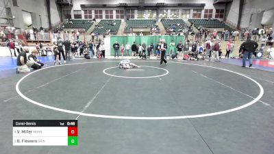 69 lbs Consolation - Vincent Miller, Morris Fitness Wrestling Club vs Braden Flowers, Grindhouse Wrestling