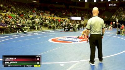 120 Class 4 lbs Champ. Round 1 - Luke Nally, Lee`s Summit vs Jake Falder, Oak Park